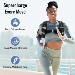 (NEW) Weighted Vest Universal Fit / adjustable for men and women / Weight Vest